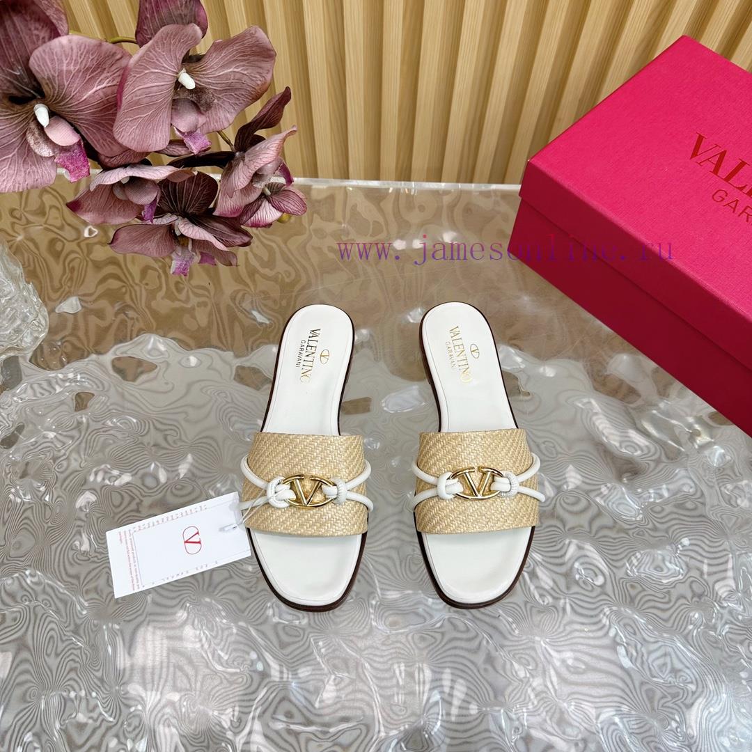 -- New Warren——————2024 Top Quality Valentino Woven Slippers with Exquisite Texture ️ Very e0r4m6far - Image 5
