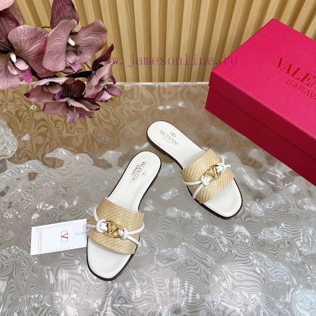 -- New Warren——————2024 Top Quality Valentino Woven Slippers with Exquisite Texture ️ Very e0r4m6far - Image 7