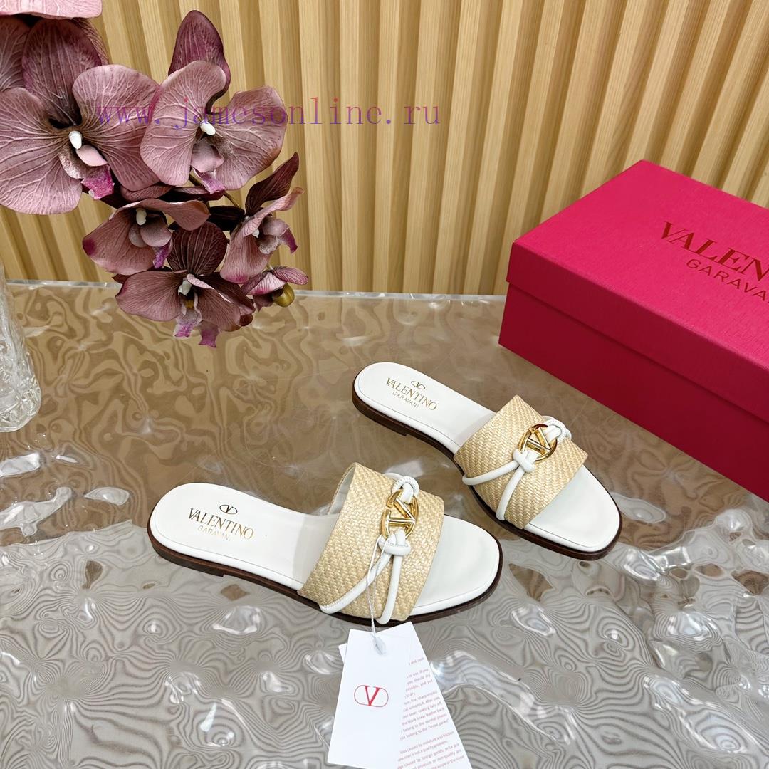 -- New Warren——————2024 Top Quality Valentino Woven Slippers with Exquisite Texture ️ Very e0r4m6far - Image 8