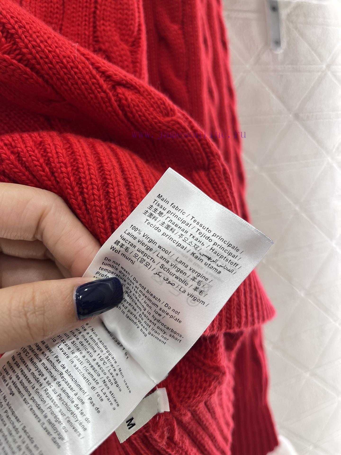 Valentino 2024 new product launchedFried Dough Twists knitting lace sleeve sweaterCustomized ewvyuf50 - Image 10