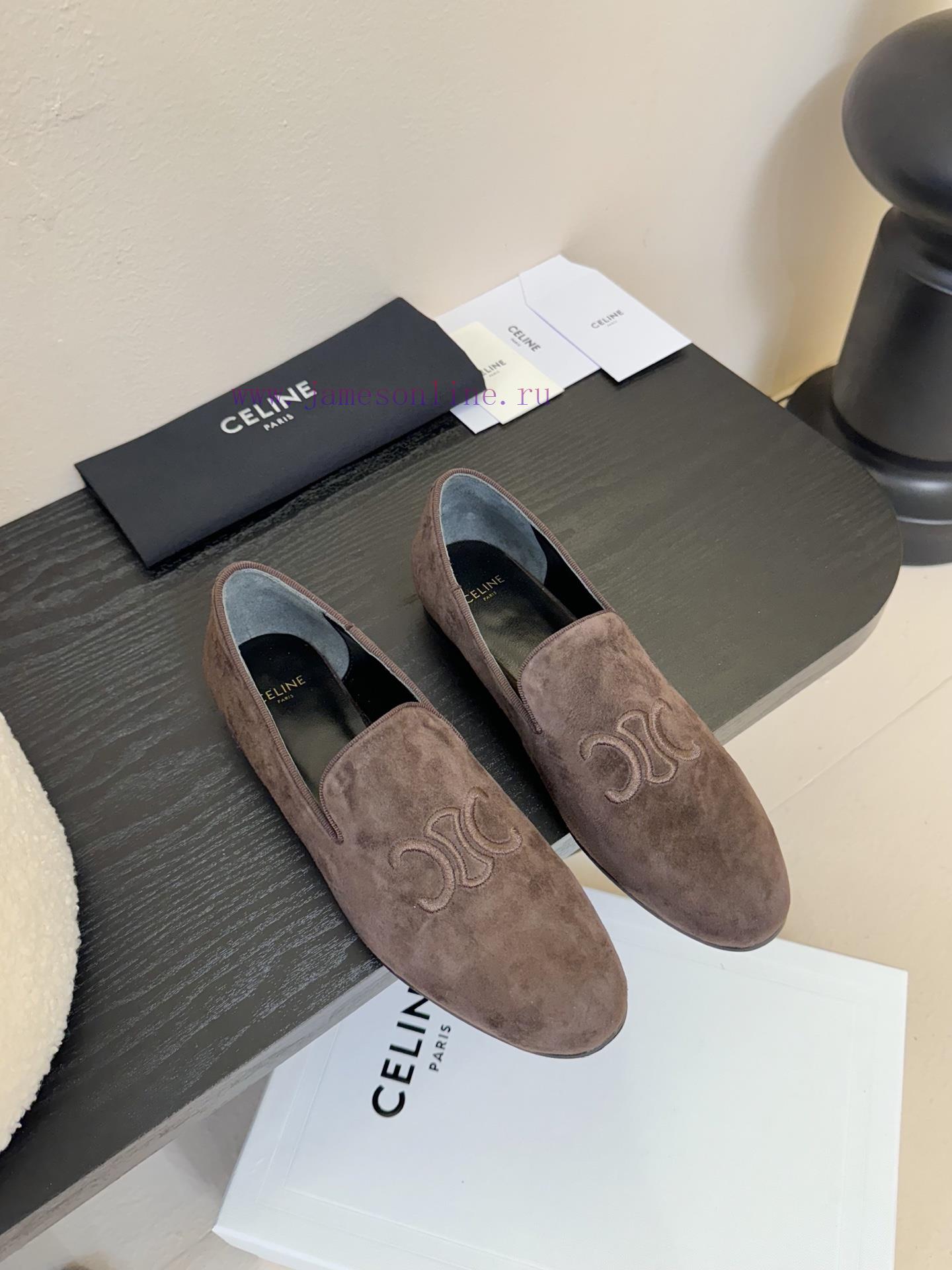 μποτακια νουμερο 42 γυναικεια | Celine * Celine 2025ss New LoafersThe Internet Celebrity Instagram Grass Planting Artifact Is V ksr4ahim | γαλοτσες 42 νουμερο - Image 2