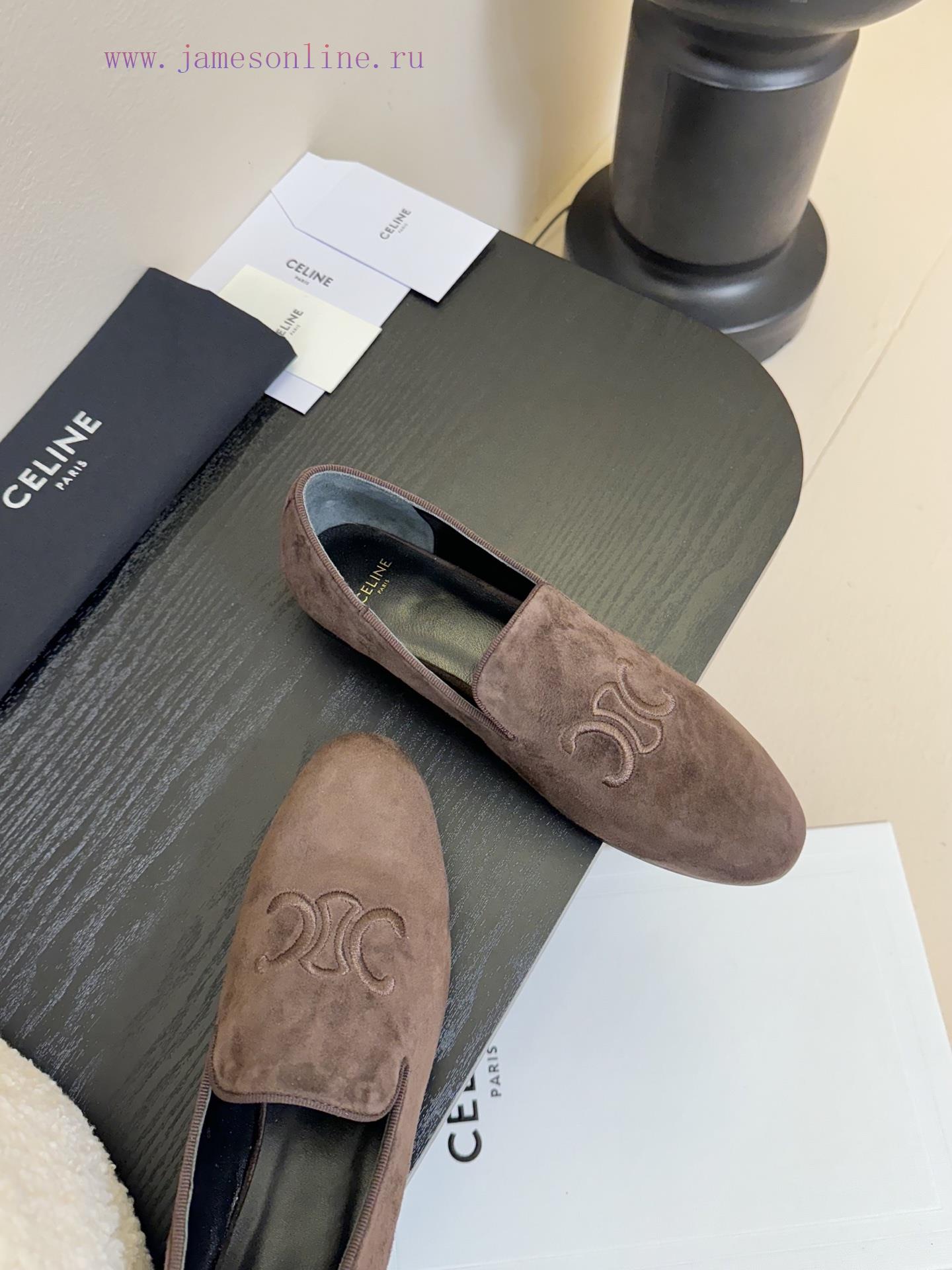 μποτακια νουμερο 42 γυναικεια | Celine * Celine 2025ss New LoafersThe Internet Celebrity Instagram Grass Planting Artifact Is V ksr4ahim | γαλοτσες 42 νουμερο - Image 5