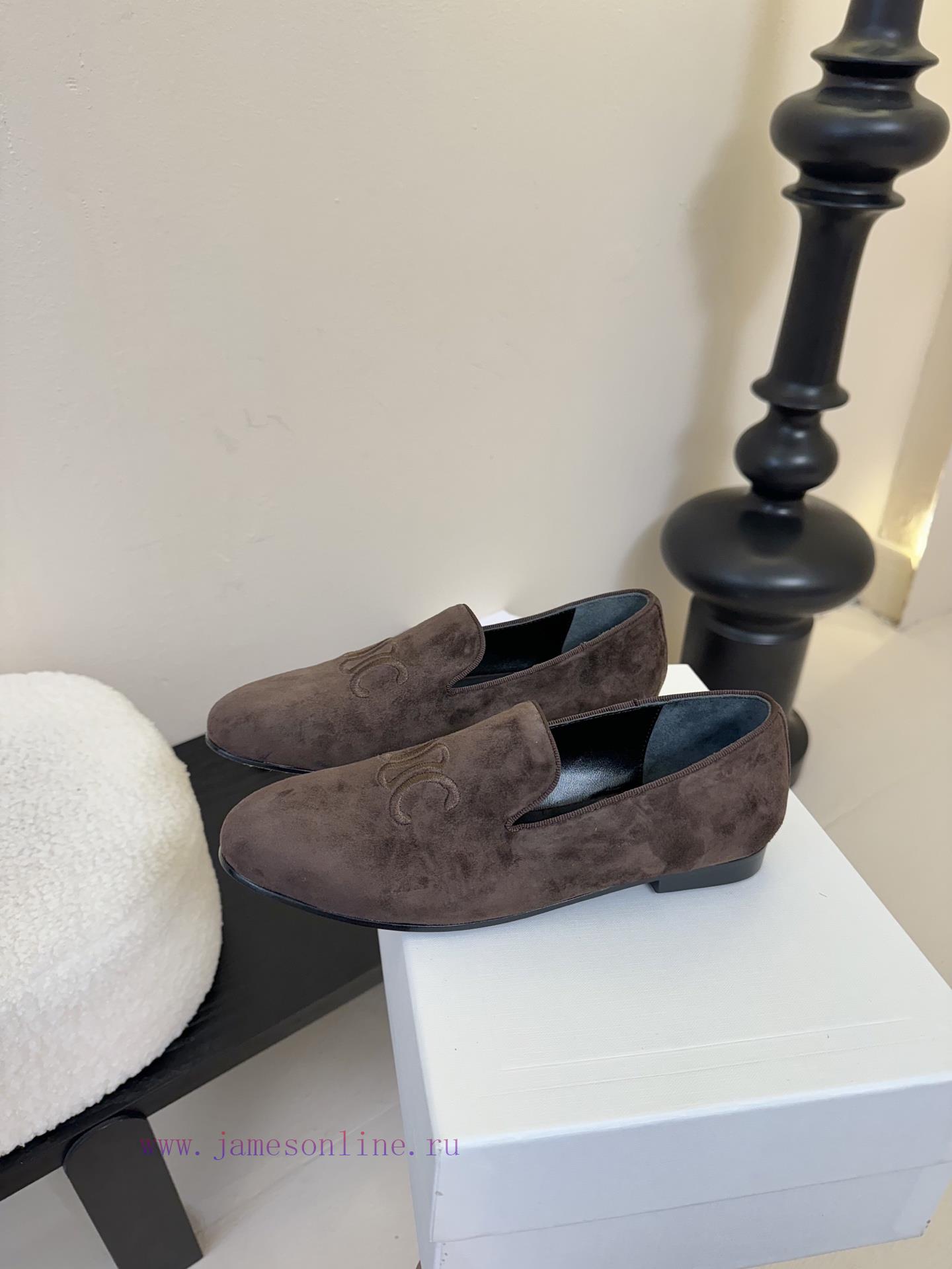 μποτακια νουμερο 42 γυναικεια | Celine * Celine 2025ss New LoafersThe Internet Celebrity Instagram Grass Planting Artifact Is V ksr4ahim | γαλοτσες 42 νουμερο - Image 6