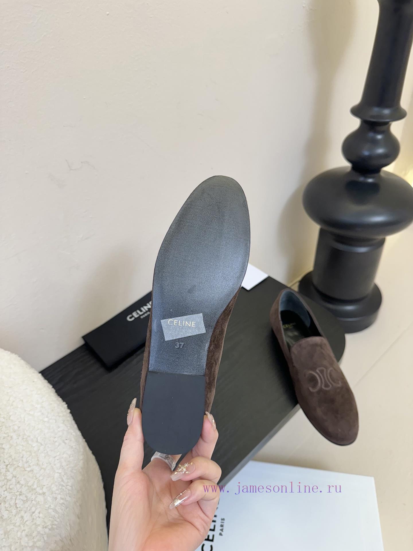 μποτακια νουμερο 42 γυναικεια | Celine * Celine 2025ss New LoafersThe Internet Celebrity Instagram Grass Planting Artifact Is V ksr4ahim | γαλοτσες 42 νουμερο - Image 7
