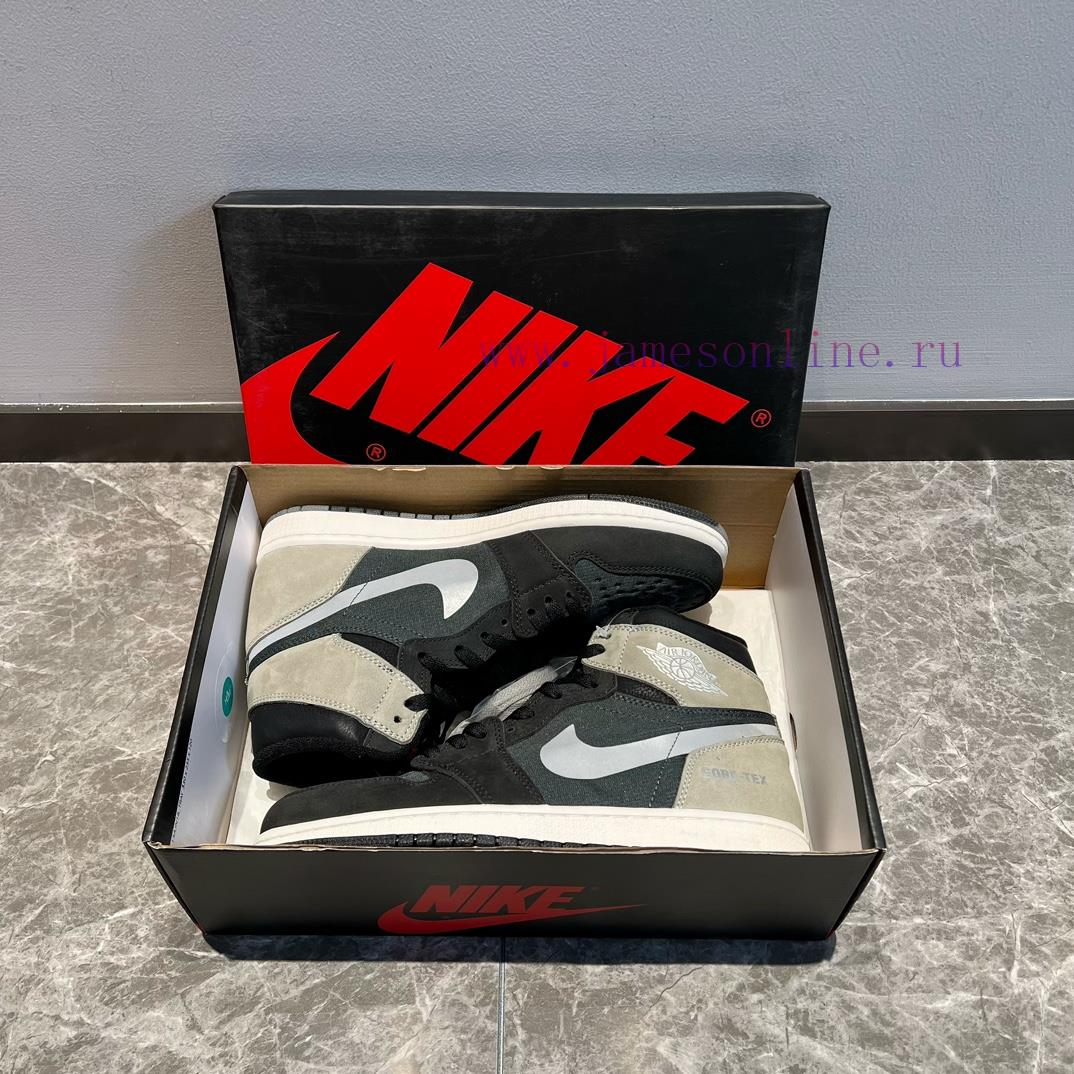 ανδρικα μποτακια δερματινα σκρουτζ | The Jordan Air Jprdan 1 Element Gore Tex "particle Grey" 3m Reflective High Top Black Gray And c5wtf94r | μποτακια τομμυ - Image 2