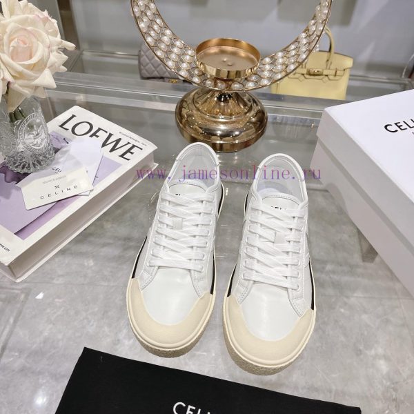 jennifer lawrence μποτες | 360Celine Sailin 2024 Spring/Summer New Collection Leather Splicing Triumphal Arch Logo Biscuit 1bn1m2bu | adidas παπουτσια θαλασσης