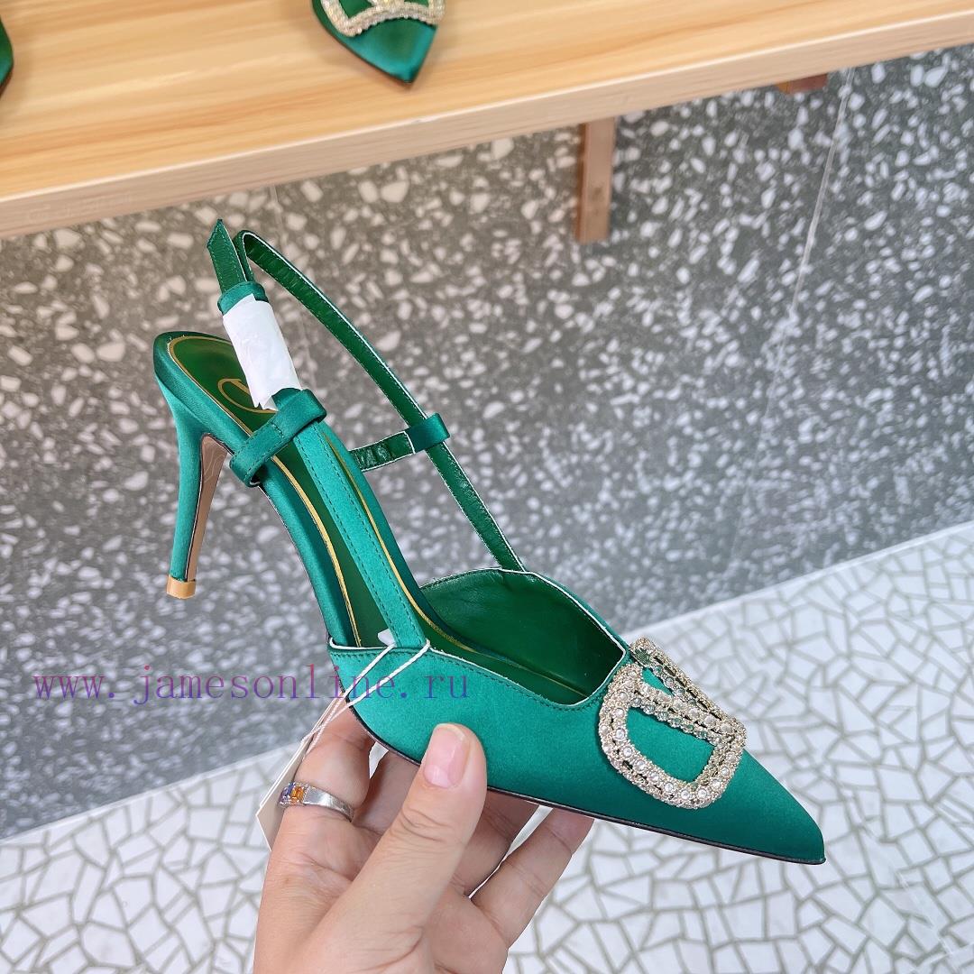 καουμποικες μποτες σουετ | Valentino VLogo Series Shoes The Latest Rhinestone Buckle Series The Most Detailed And Perfect ke294ggs | marc ellis πεδιλο - Image 5