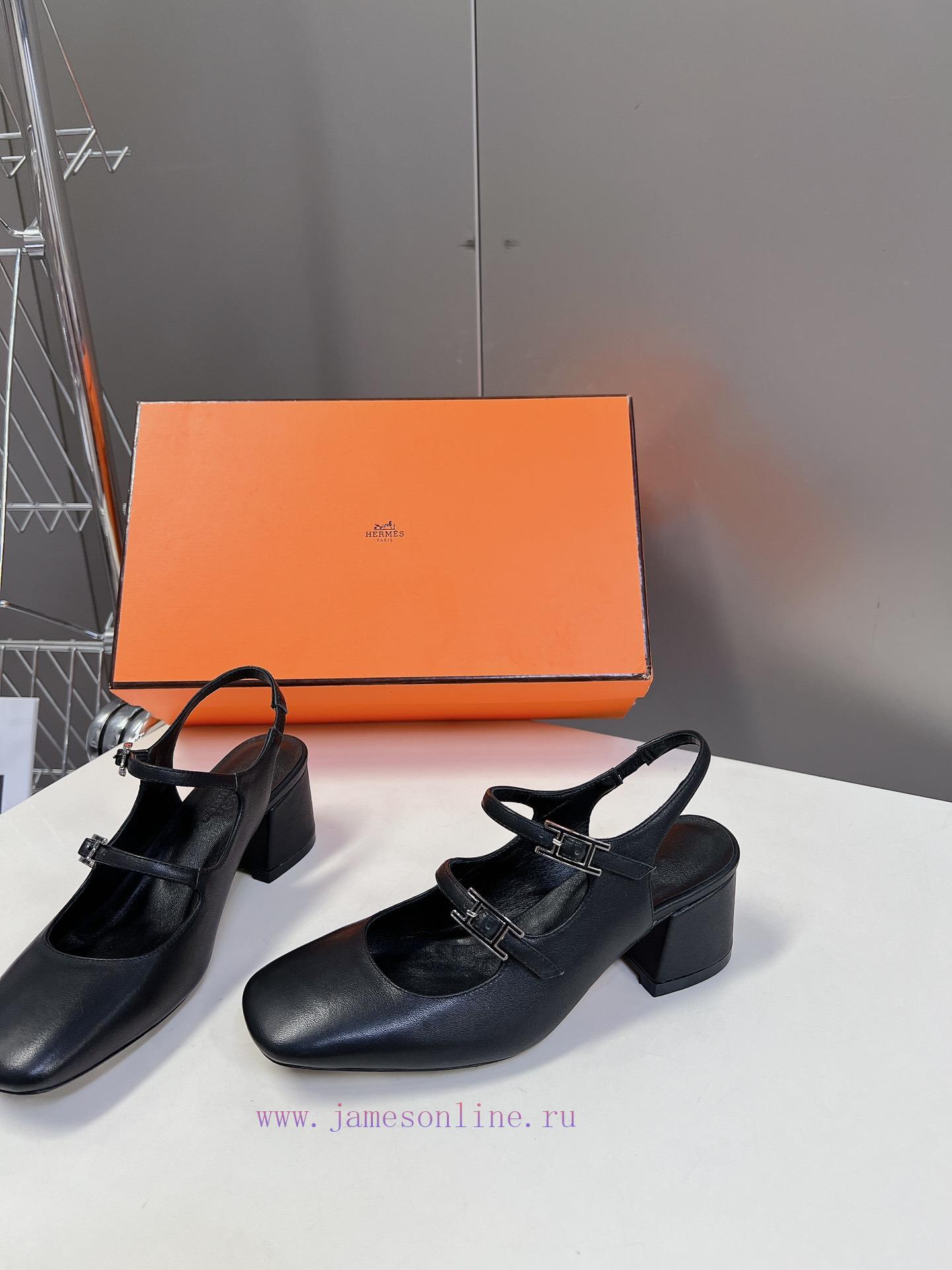 παντοφλες νε νεκροκεφαλες | Hermes Autumn/Winter New Collection Mary JaneHermes' Only Strap Mary Jane's Minimalist Design A 1ortprzp | εσπανριγιες τακουνι - Image 4