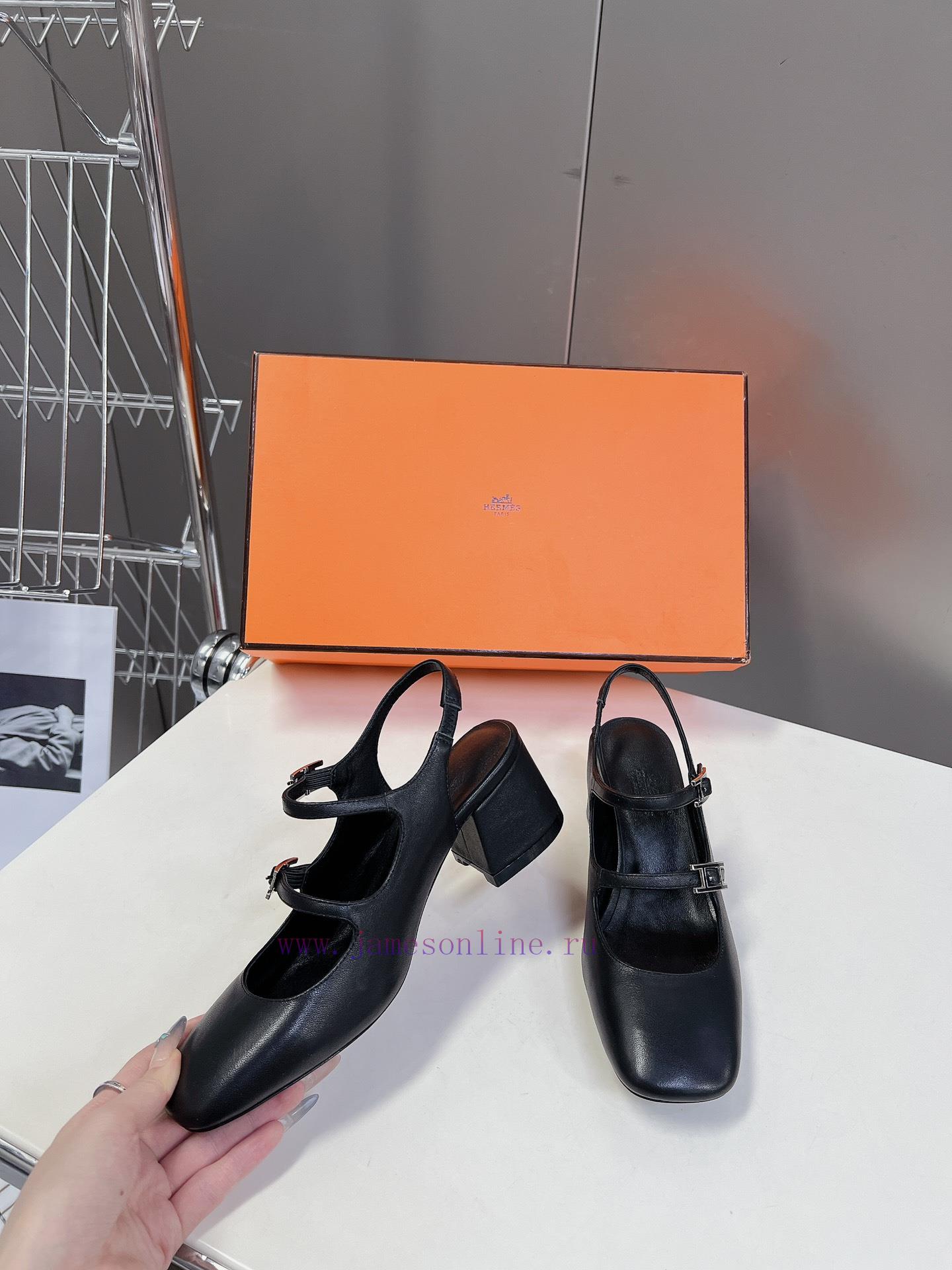 παντοφλες νε νεκροκεφαλες | Hermes Autumn/Winter New Collection Mary JaneHermes' Only Strap Mary Jane's Minimalist Design A 1ortprzp | εσπανριγιες τακουνι - Image 5