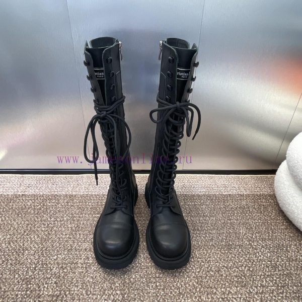 γυναικεια πεδιλα σανδαλια | DIOR 2024 Autumn/Winter Fashion Show New D-Ebel Belt Buckle Side Zipper Strap High Barrel Knigh ld2wio5v | γυναικείες δερματινες μπότες