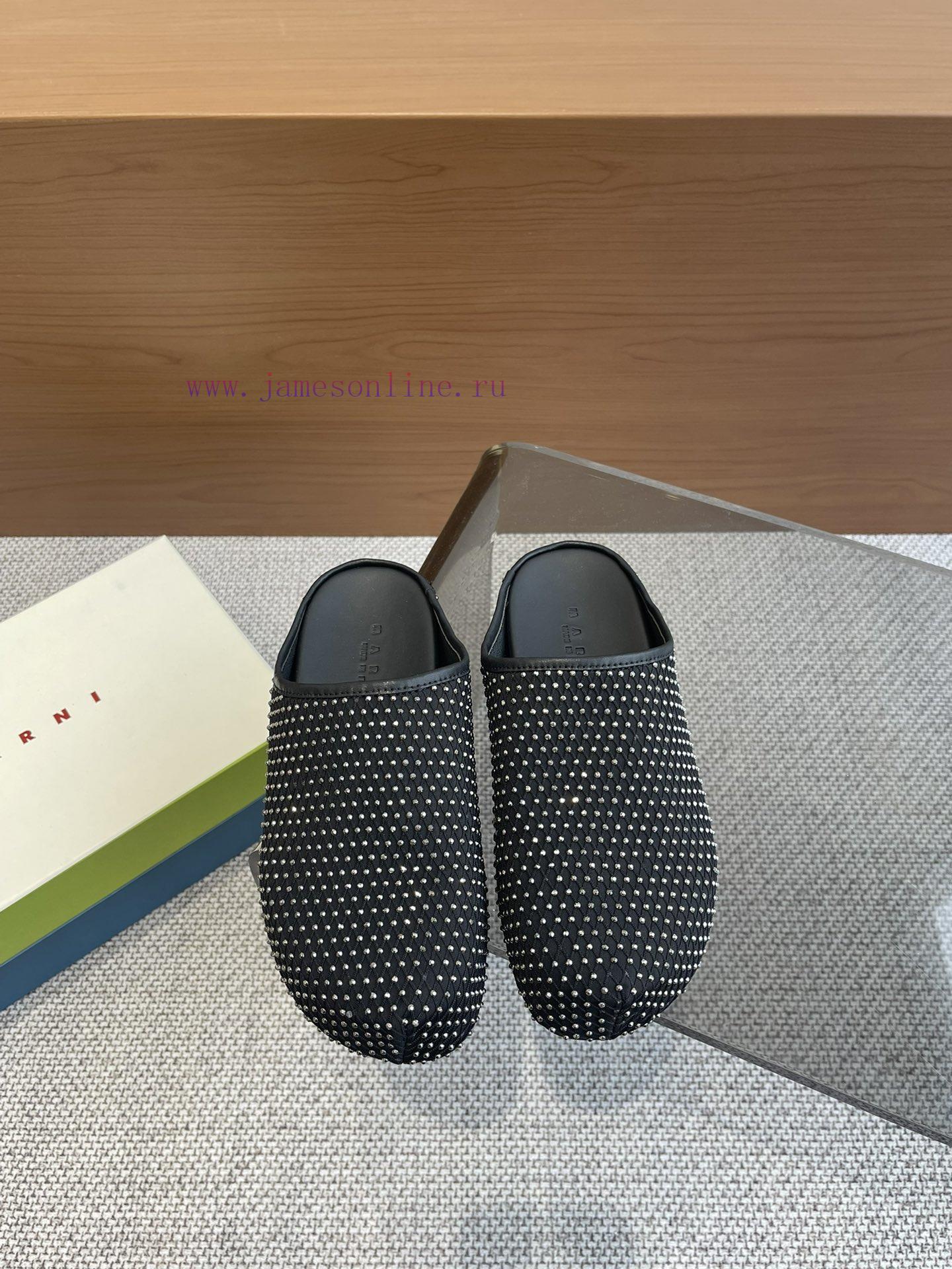 gloves 5.11 | Top Quality Marn * Ss24 New Arrival~Mani Spring/Summer New Products | Mesh Bead Baotou Slippers pozpnz25 | jysk αποθηκευση παπουτσιων - Image 2