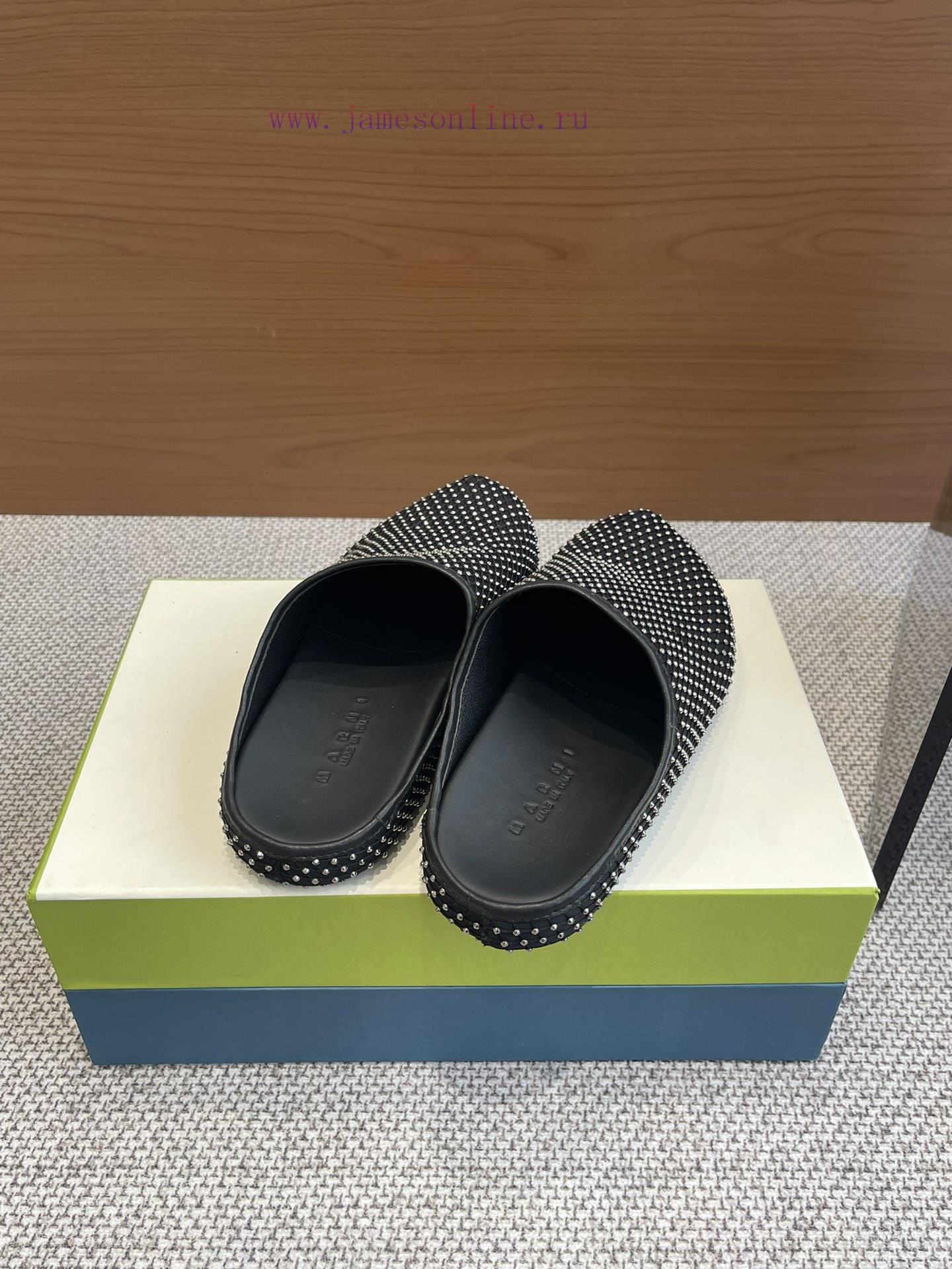 gloves 5.11 | Top Quality Marn * Ss24 New Arrival~Mani Spring/Summer New Products | Mesh Bead Baotou Slippers pozpnz25 | jysk αποθηκευση παπουτσιων - Image 8