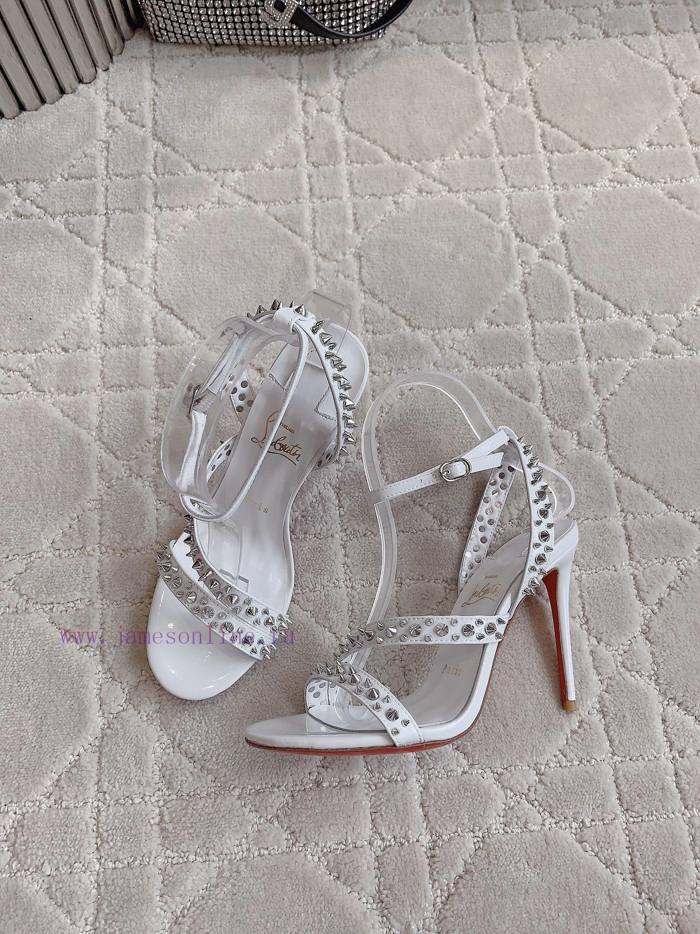παντόφλα μαμασ | Christian Louboutin's New Studded Red Soled High-heeled Sandals Showcase The Beauty Of Wildness sfquw3lk | γυναικεια παπουτσια fred perry - Image 6