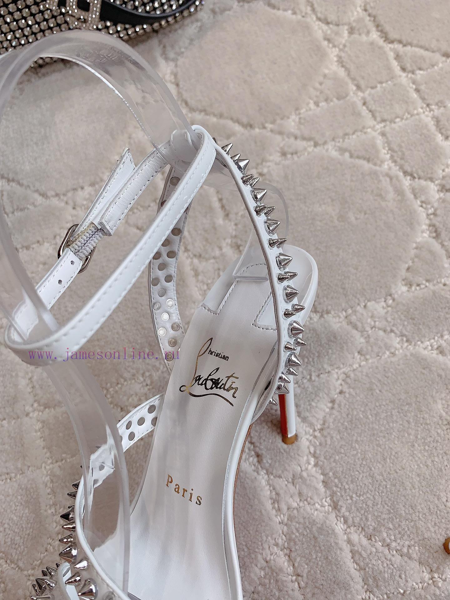 παντόφλα μαμασ | Christian Louboutin's New Studded Red Soled High-heeled Sandals Showcase The Beauty Of Wildness sfquw3lk | γυναικεια παπουτσια fred perry - Image 8