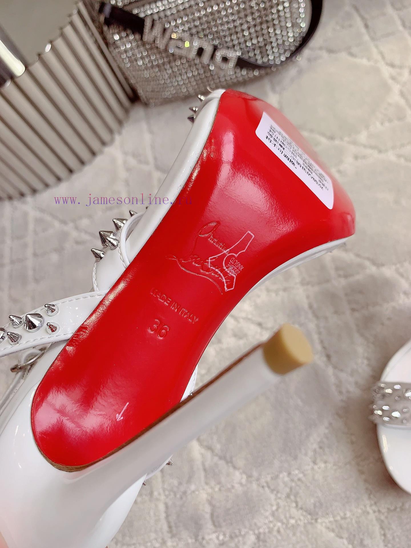 παντόφλα μαμασ | Christian Louboutin's New Studded Red Soled High-heeled Sandals Showcase The Beauty Of Wildness sfquw3lk | γυναικεια παπουτσια fred perry - Image 10