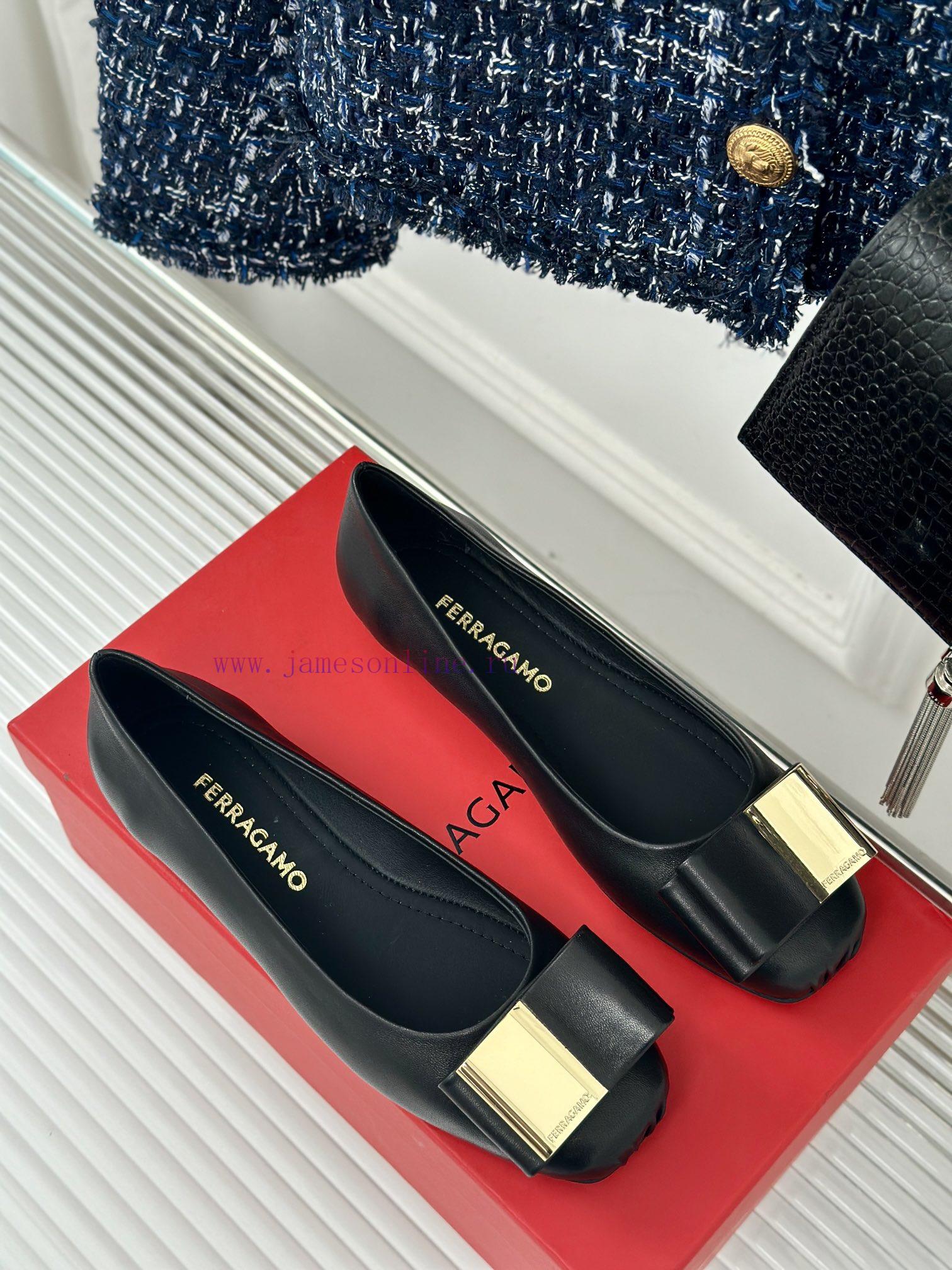 tommy παιδικα παπουτσια | Ferragamo/Ferragamo 24AW Early SpringSquare Headed Butterfly Buckle Shoes Ballet ShoesBallet Sh wbf7lq7t | παπουτσια mckinley - Image 4