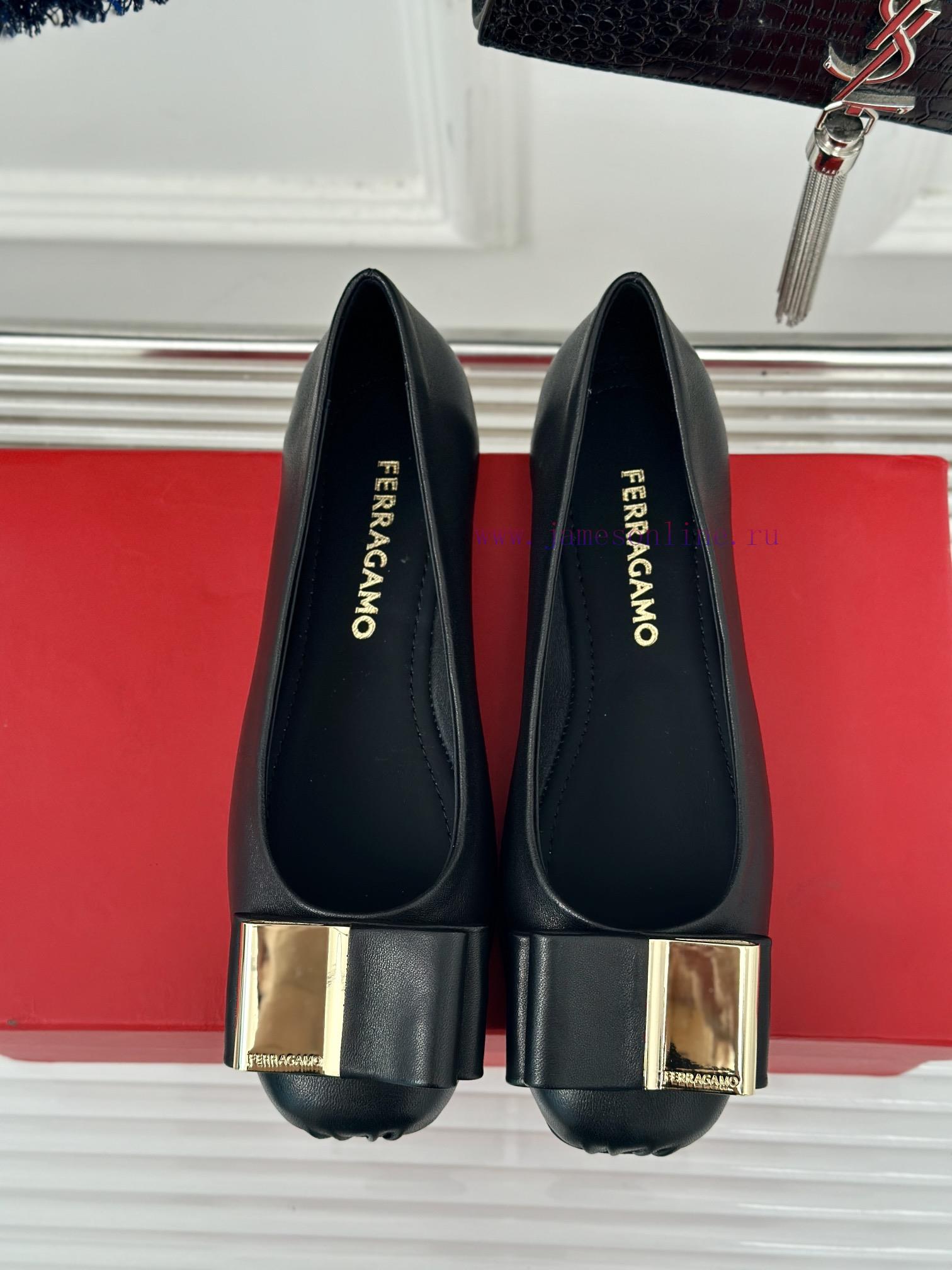 tommy παιδικα παπουτσια | Ferragamo/Ferragamo 24AW Early SpringSquare Headed Butterfly Buckle Shoes Ballet ShoesBallet Sh wbf7lq7t | παπουτσια mckinley - Image 5