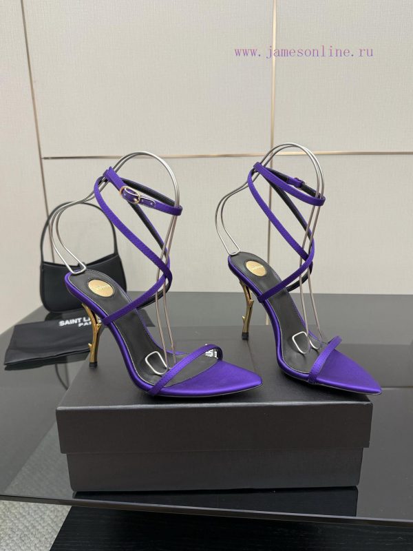 πεδιλα γυναικεια φωτο | Saint Laurent | Stunningly Beautiful High Heels With ThornsWho Can Refuse YSL High Heels Claimi fybnie30 | bourgi παπουτσια