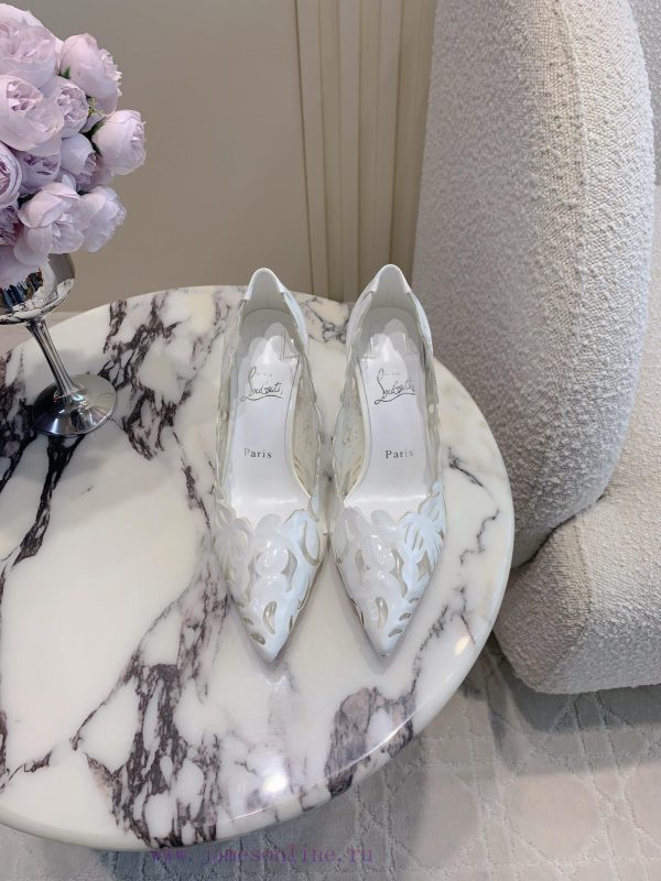 πεδιλα παρεχ | Slippers And Single Shoes 450Christian Louboutin's New Hollowed Out Carved High Heels Showcase j5vl9v6u | αλτρα παπουτσια