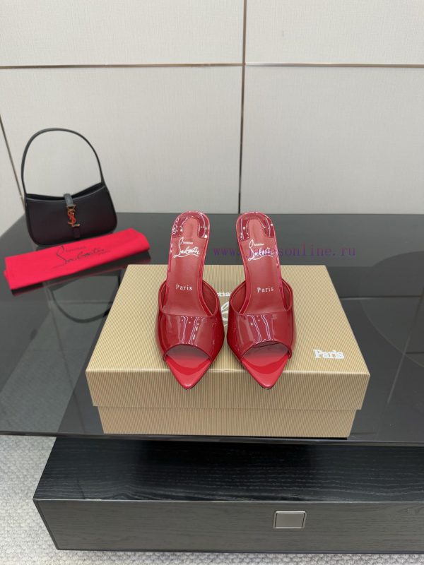 πέδιλα με μέμορι φομ | Top Of The Line Christian Louboutin | 2025 Original CL New Show High Heels~Fashion Show Red Bot wpk9k2bv | βαφη μποτας v strom