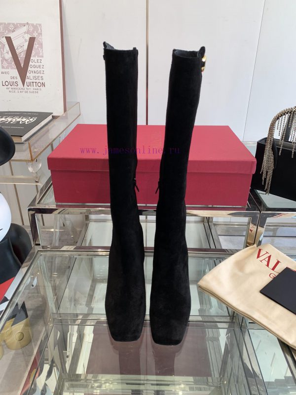 πατοι scholl για πεδιλα | Valentino 24ss Autumn And Winter New Square Toe V-button BootsValentino's Top Of The Line Absol 849je6ky | adidas παπουτσια 5923