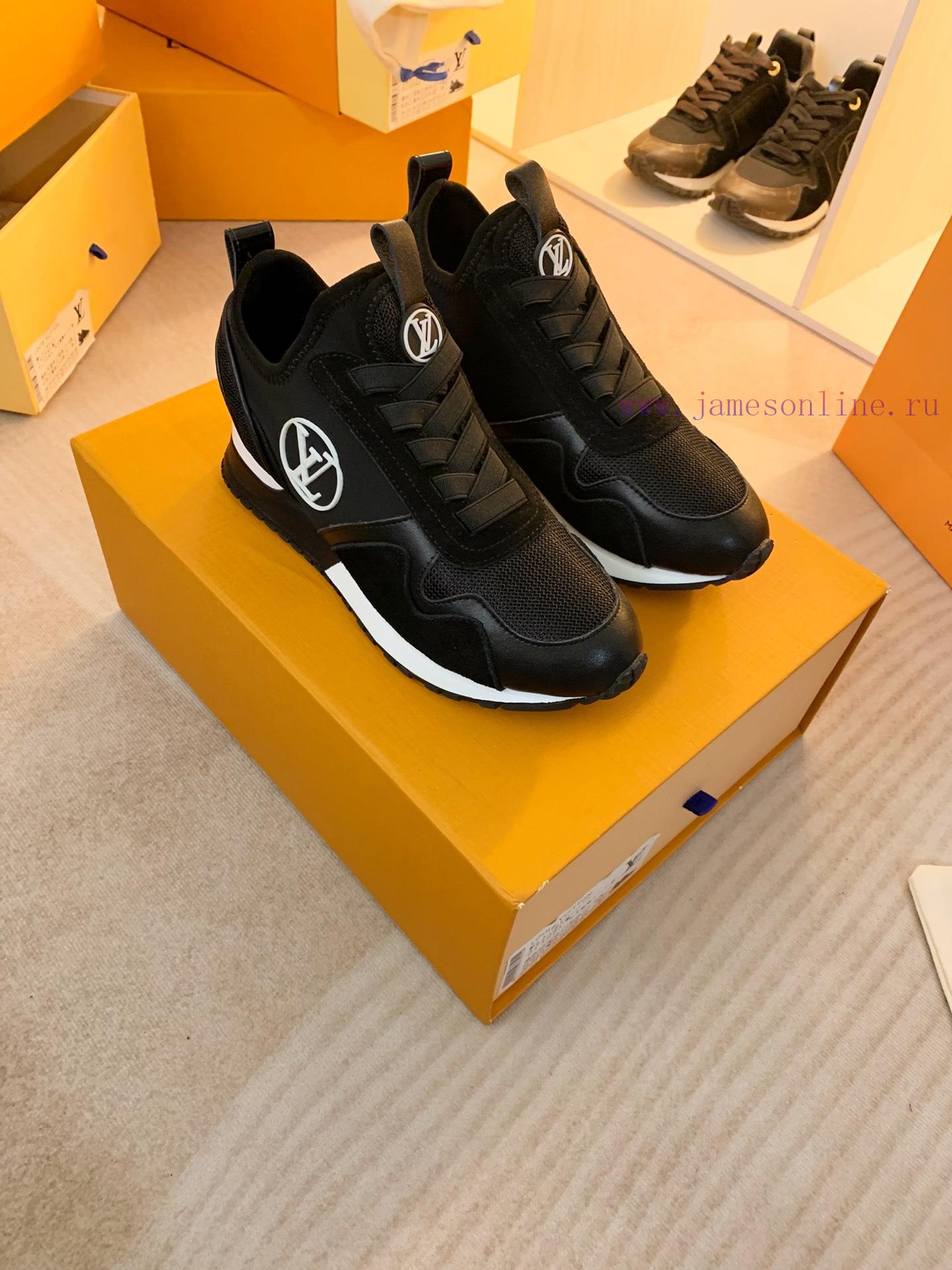 πεδιλα κοριτσι μαλακά | Louis Vuitton's Run Away Sneakers Blend Cowhide Elastic Chloroprene Rubber Fabric And Technolog pnvmkitl | παπουτσια oxford με τακουνι και φούστα - Image 3