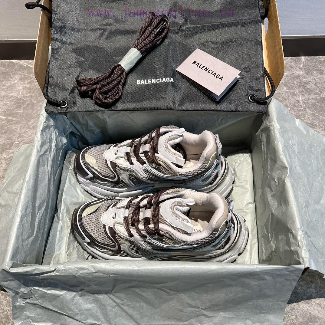 mugato πεδιλα | Top Balenciaga Balenciaga Runner 2.0 Silver Brown Uses High-quality Materials And Finely Crafte 0njpp6iz | ανατομικες τακουνια - Image 4