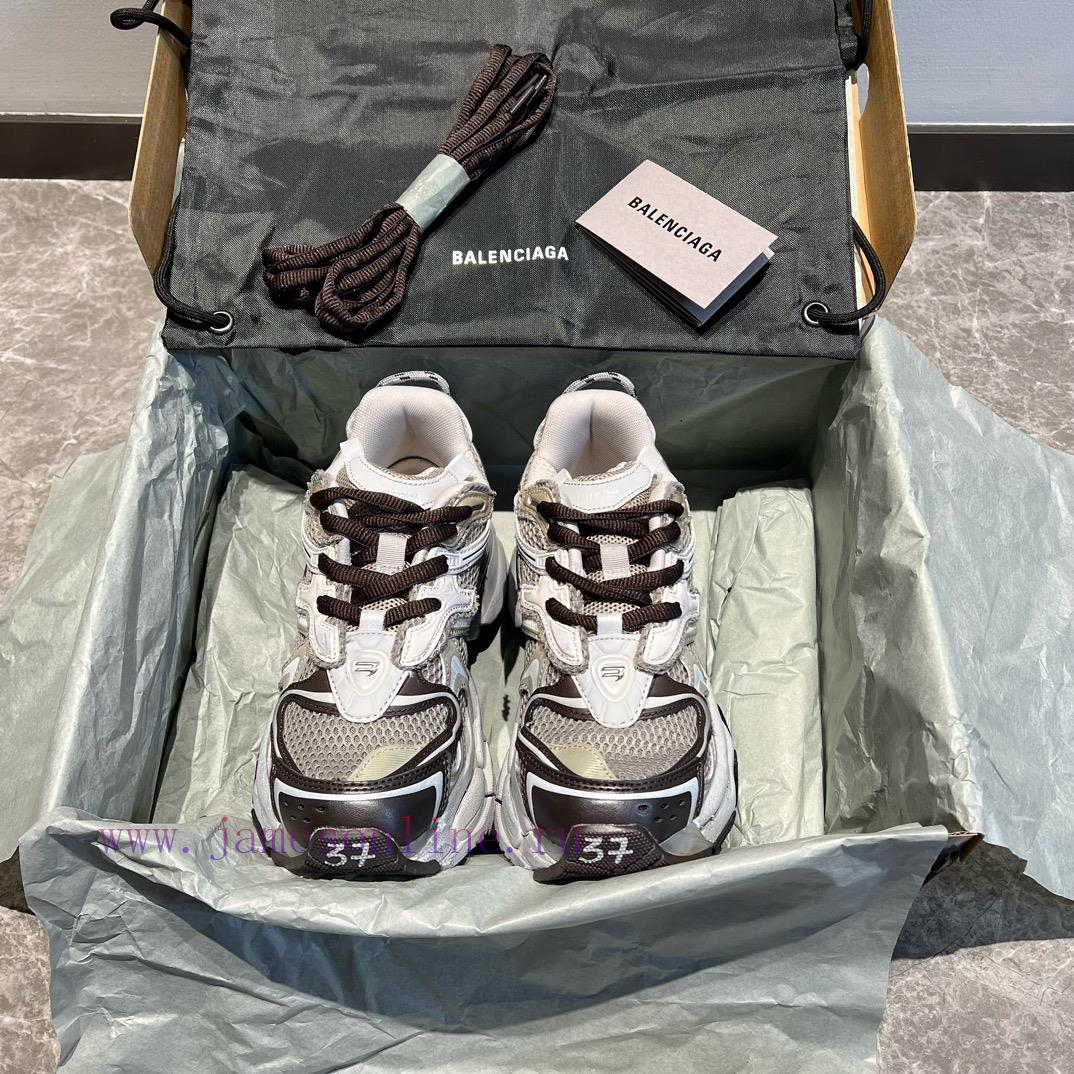mugato πεδιλα | Top Balenciaga Balenciaga Runner 2.0 Silver Brown Uses High-quality Materials And Finely Crafte 0njpp6iz | ανατομικες τακουνια - Image 5
