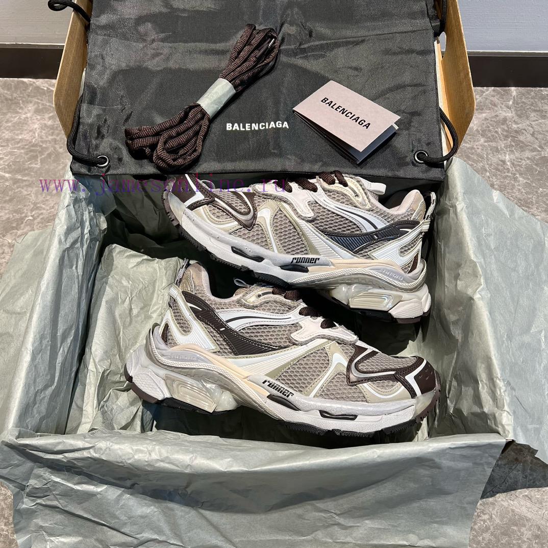 mugato πεδιλα | Top Balenciaga Balenciaga Runner 2.0 Silver Brown Uses High-quality Materials And Finely Crafte 0njpp6iz | ανατομικες τακουνια - Image 7