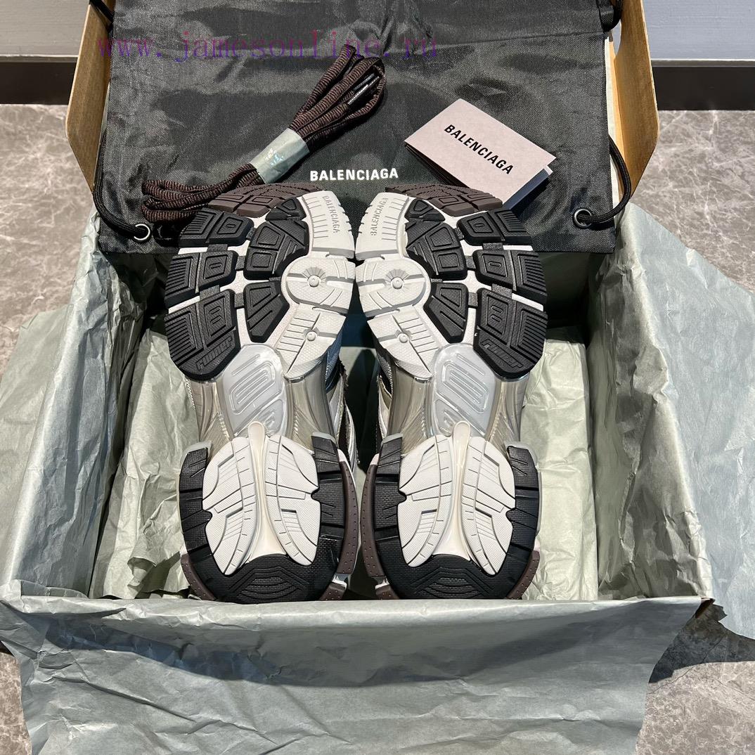 mugato πεδιλα | Top Balenciaga Balenciaga Runner 2.0 Silver Brown Uses High-quality Materials And Finely Crafte 0njpp6iz | ανατομικες τακουνια - Image 10