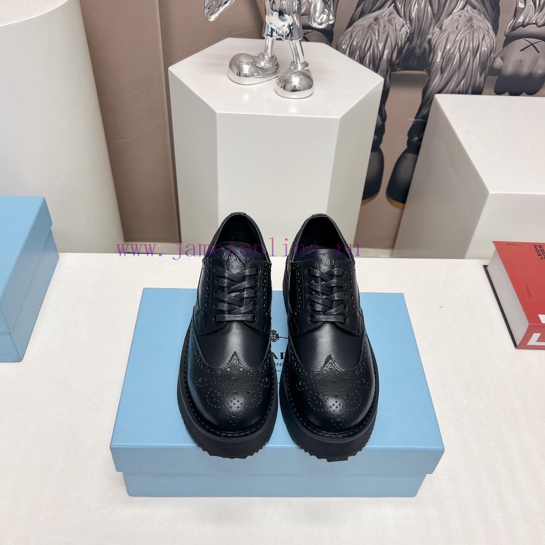 μαυρα πεδιλα πλατφορμεσ σκρουτζ | Top TierPRAD-A Prada 2024 Vs Spring/Summer Classic Casual Shoe CollectionSponge Cake Thick Sole f0u52cfu | nike παπουτσια μαιμου - Image 2