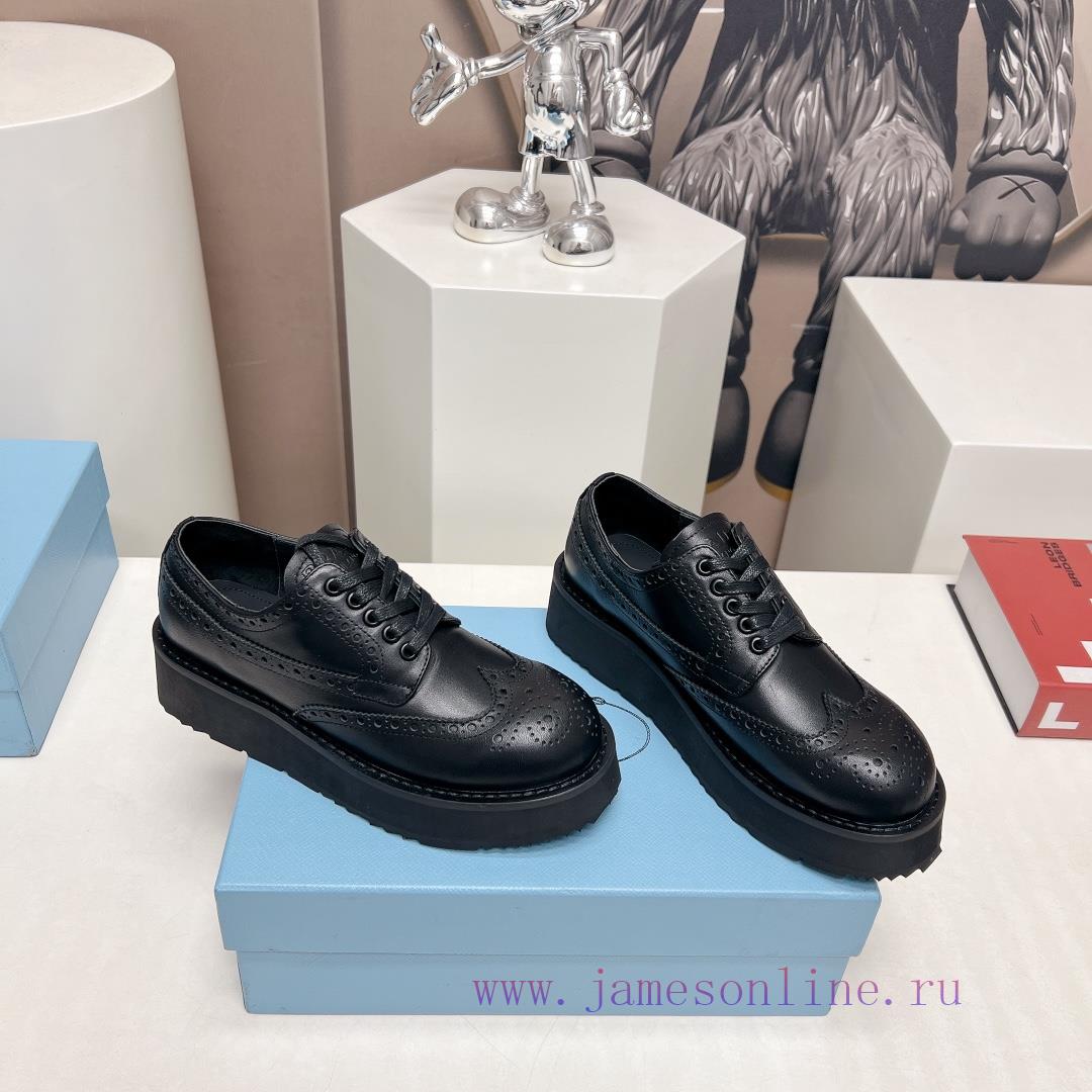 μαυρα πεδιλα πλατφορμεσ σκρουτζ | Top TierPRAD-A Prada 2024 Vs Spring/Summer Classic Casual Shoe CollectionSponge Cake Thick Sole f0u52cfu | nike παπουτσια μαιμου - Image 3