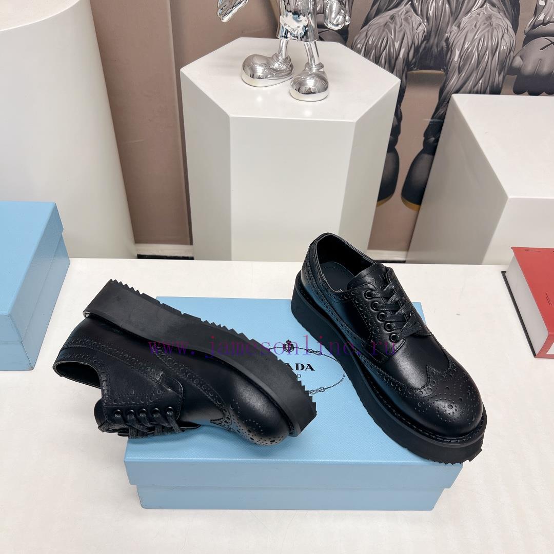 μαυρα πεδιλα πλατφορμεσ σκρουτζ | Top TierPRAD-A Prada 2024 Vs Spring/Summer Classic Casual Shoe CollectionSponge Cake Thick Sole f0u52cfu | nike παπουτσια μαιμου - Image 8