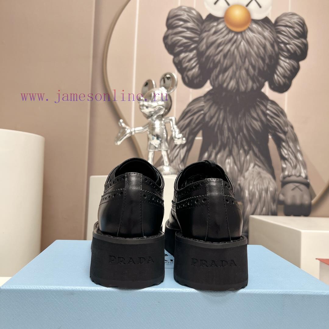 μαυρα πεδιλα πλατφορμεσ σκρουτζ | Top TierPRAD-A Prada 2024 Vs Spring/Summer Classic Casual Shoe CollectionSponge Cake Thick Sole f0u52cfu | nike παπουτσια μαιμου - Image 9