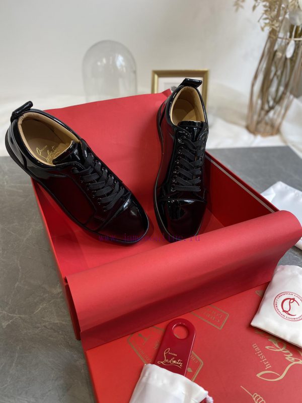 φειμους πεδιλα | ╔ Low Cut Black Patent Leather Glossy Version ╗️Top Level Customized Version𝑪𝒉𝒓𝒊𝒔𝒕𝒊𝒂𝒏 𝑳𝒐𝒖𝒃𝒐𝒖𝒕𝒊𝒏 rxxbq104 | κρεπ μποτακια